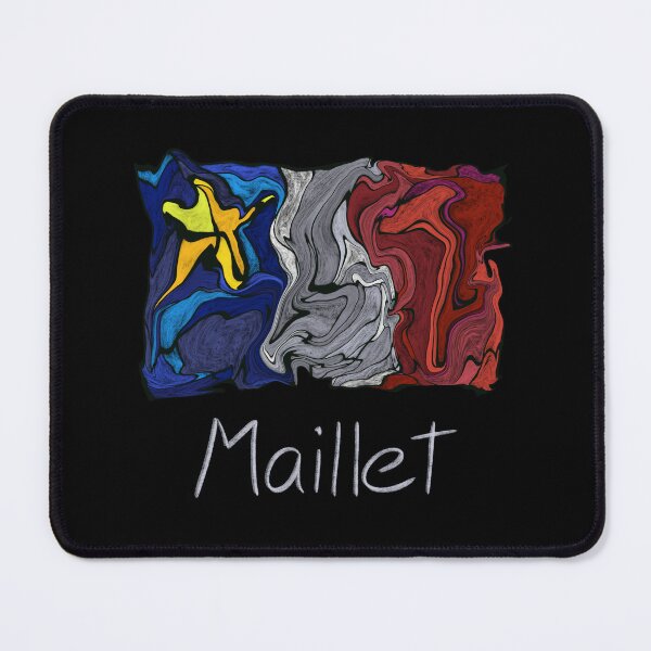 Item preview, Acadian Flag pastel liquid mosaic Maillet - Drapeau acadien mosaïque liquide pastel vitrail Maillet designed and sold by ColoursOfFrance.