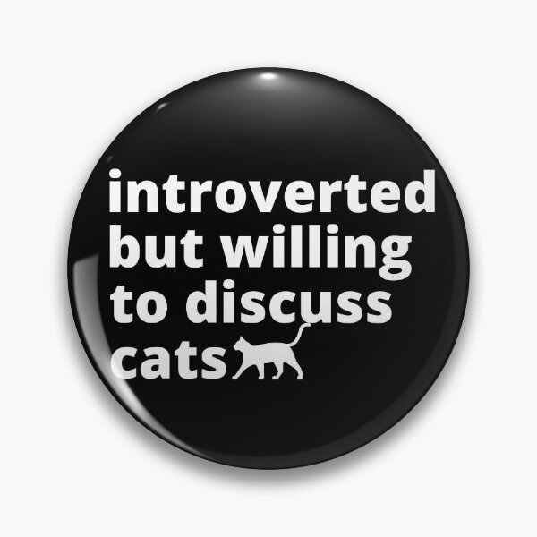 Item preview, Introverted But Willing To Discuss Cats Cat Lover Antisocial Cat Mom Cat Dad Vintage designed and sold by EyanShop.