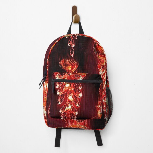 Item preview, wisteria, lotus, leaves, fiery flowers, red, monochrome, surrealism designed and sold by Maria Mihailova.