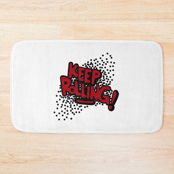 Item preview, Keep Rolling Dark Red designed and sold by ShakersDesigns.