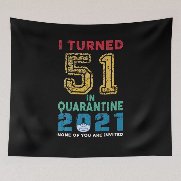 Item preview,  Vintage I Turned 51 in Quarantine 2021 51 Years Old Birthday designed and sold by CharlesEkokob.