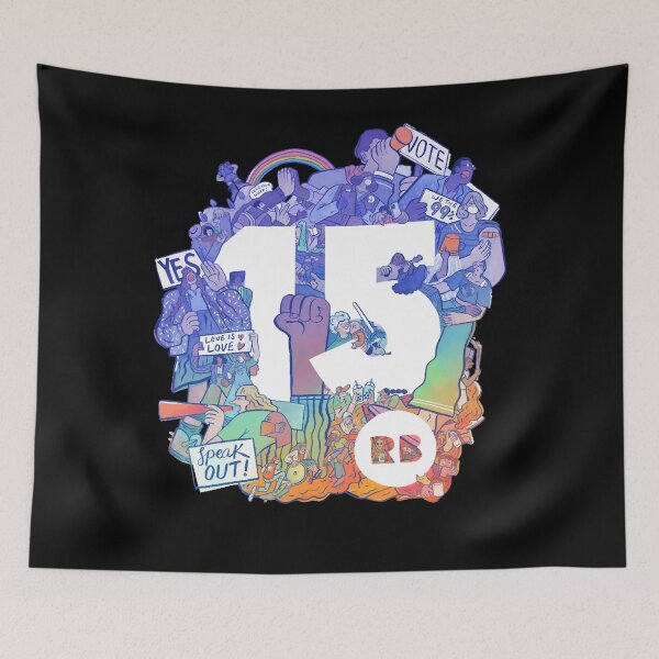 Item preview, Ilustraciones de 15.º cumpleaños de Redbubble designed and sold by dreamasandee.