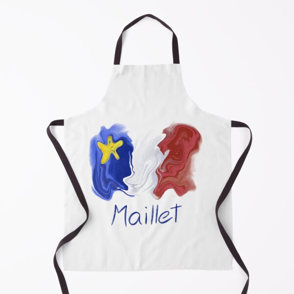 Artikelvorschau, Acadian Flag pastellfarbenes flüssiges Maillet - Drapeau acadien liquide pastellfarbenes Maillet entworfen und verkauft von ColoursOfFrance.