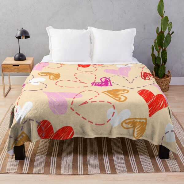 Item preview, cute heart pattern - orange designed and sold by MikazukiDesign.
