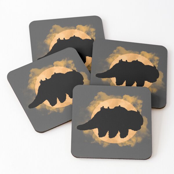 Item preview, Flying Bison Moon Rise Silhouette - Orange designed and sold by ZuriAmbessa.
