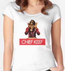 Chief keef v4 Women's Fitted Scoop T-Shirt
