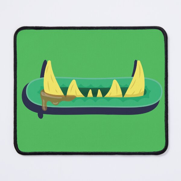 Item preview, slimy green monster mouth with sharp yellow teeth and tongue out for monster lover. designed and sold by FastHub.