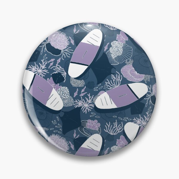 Item preview, SUP - The World Below - navy/purple designed and sold by jenuinedesigns.