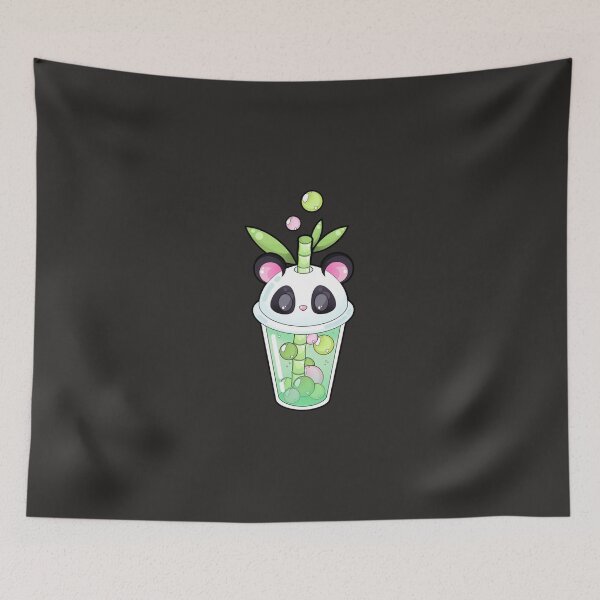 Item preview, Panda Bubble Tea Sticker designed and sold by SvenScharfen.
