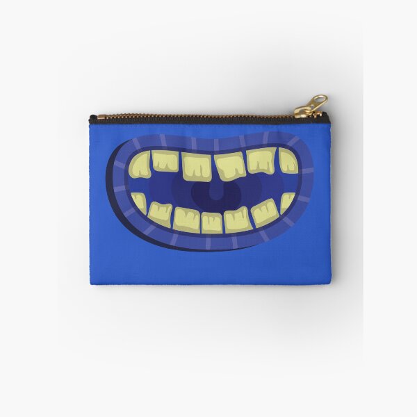 Item preview,  slimy blue monster with sharp yellow teeth for monster lover. designed and sold by FastHub.
