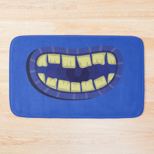 Item preview,  slimy blue monster with sharp yellow teeth for monster lover. designed and sold by FastHub.
