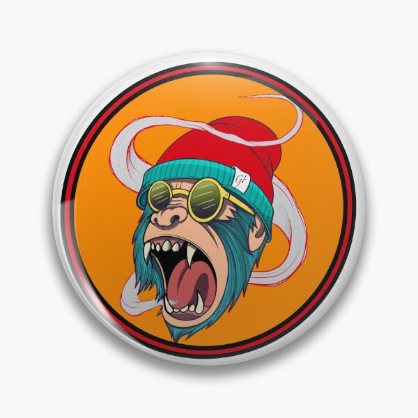Item preview, Champanzees vibes, happy monkey designed and sold by Gazo freeze  ★★★★★.