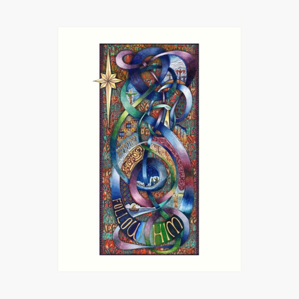 Follow Him - Original Art Print