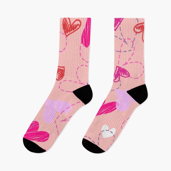 Item preview, cute heart pattern - pink designed and sold by MikazukiDesign.