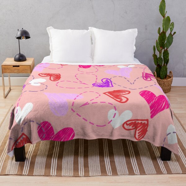Item preview, cute heart pattern - pink designed and sold by MikazukiDesign.