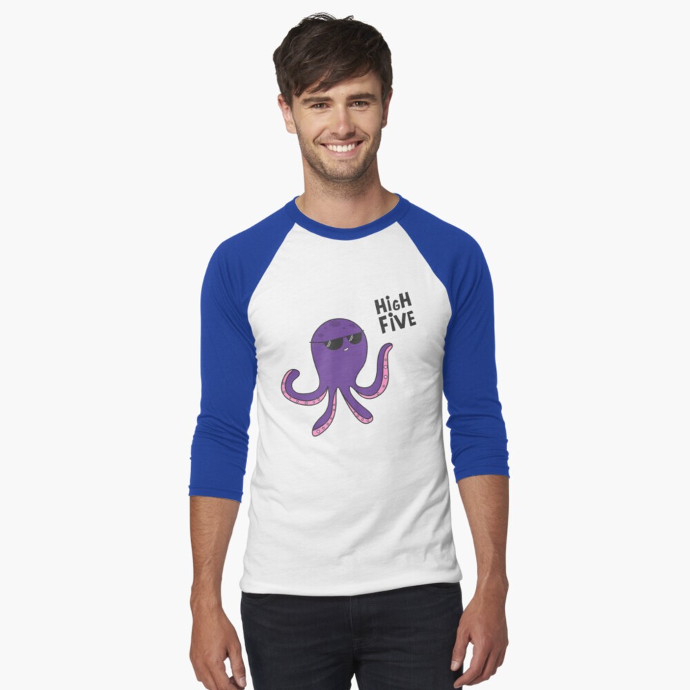 Item preview, Baseball ¾ Sleeve T-Shirt designed and sold by cartoonbeing.