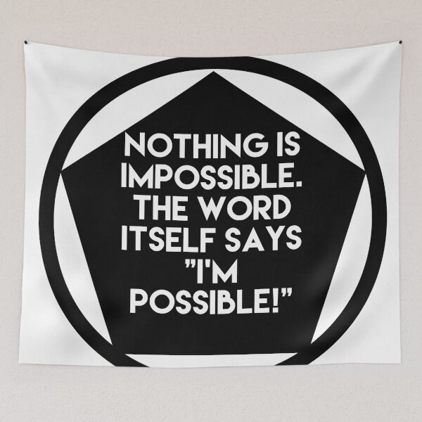 Item preview, nothing is impossible designed and sold by Dipalo.