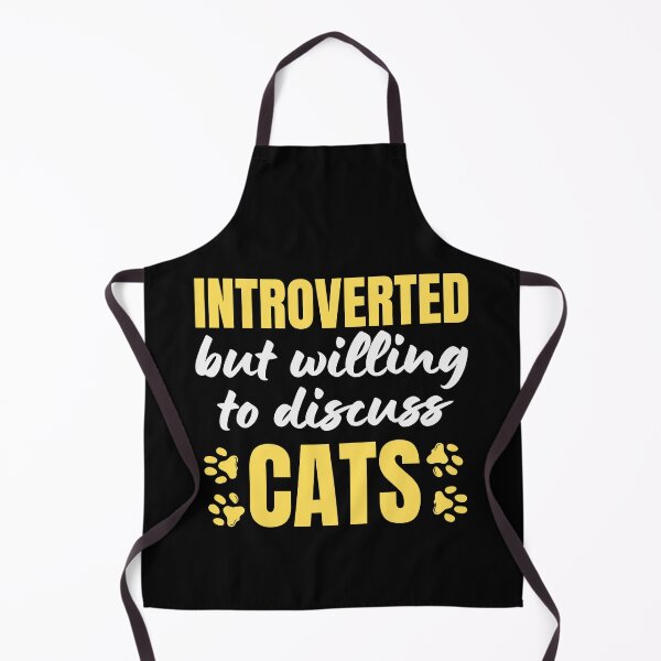 Item preview, Introverted But Willing To Discuss Cats Cat Lover Antisocial Cat Mom Cat Dad Vintage designed and sold by EyanShop.