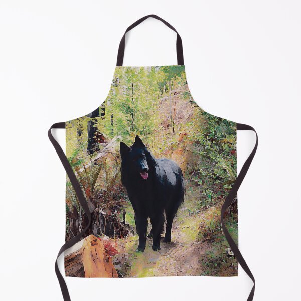 Item preview, You Coming? Belgian Sheepdog Trail Hike Watercolor Pacific Northwest Hiking designed and sold by arlutai.