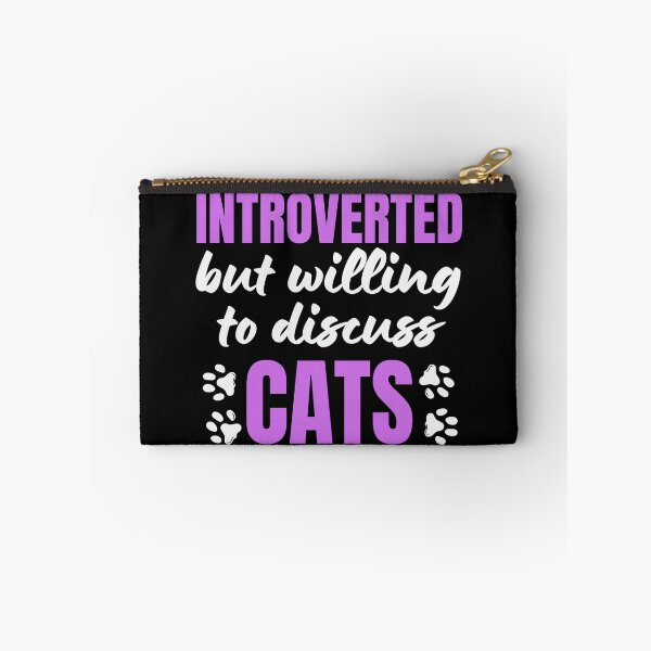 Item preview, Introverted But Willing To Discuss Cats Cat Lover Antisocial Cat Mom Cat Dad Vintage designed and sold by EyanShop.
