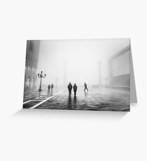 Venetian Fog, Venice, Italy Greeting Card