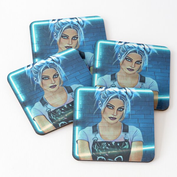 Item preview, Neon Blue Girl designed and sold by NatWWE.