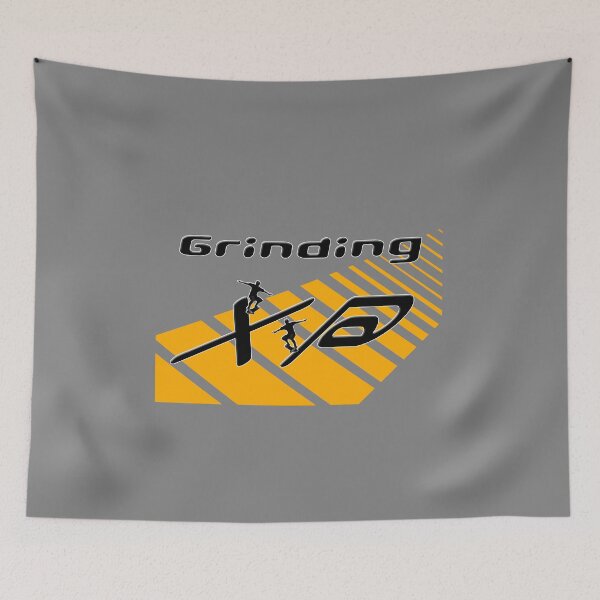 Item preview, Grinding XP - Orange Stripes designed and sold by JoanNinjaHen.