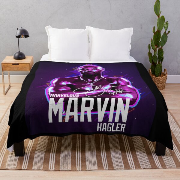 Item preview, Vintage Marvelous Marvin Hagler Boxing Legend Signature Retro 80s 90s Rap Style designed and sold by RamonaBernhard.