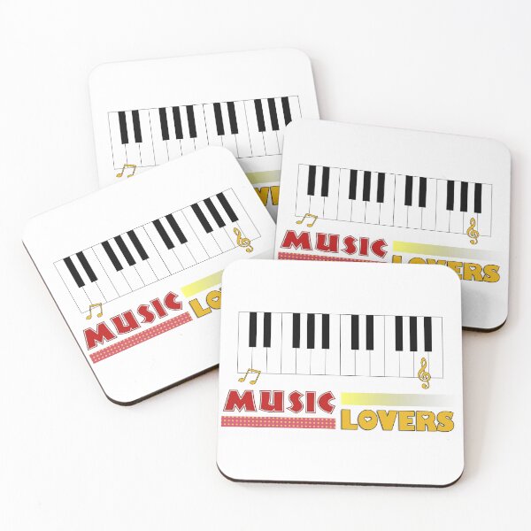 Artikelvorschau, Musikliebhaber | Buntes Klavier-Wort-Kunst-Design entworfen und verkauft von Amazing Arts Designs.