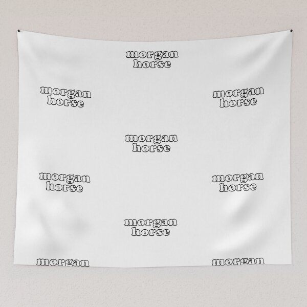 Item preview, Morgan Horse Bubble Letters designed and sold by theaadesigns.