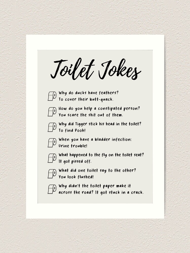 bathroom funny prints