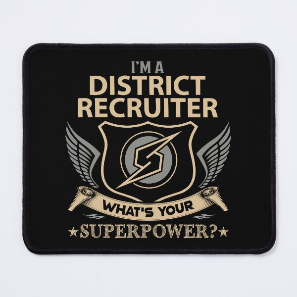 Artikelvorschau, District Recruiter T-Shirt - Was ist Ihr Supermacht-Job-Geschenkartikel-T-Stück? entworfen und verkauft von nutallrosario.