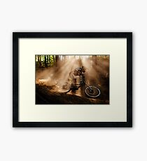 Into The Fire Framed Print
