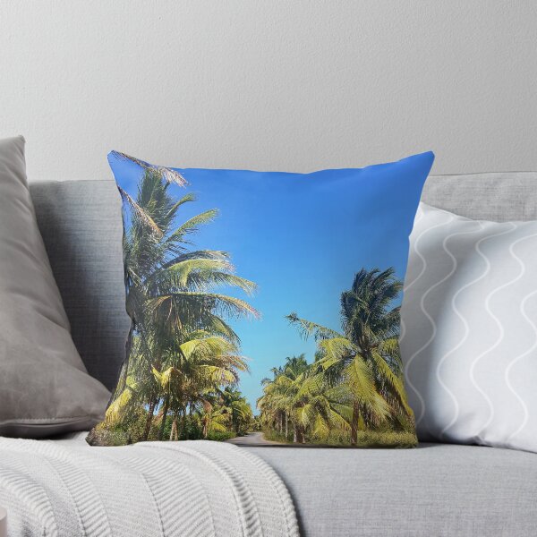 Item preview, photograph of palm trees along a road against blue sky designed and sold by rmpk101.