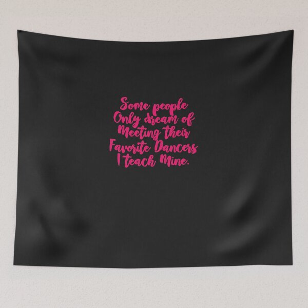 Item preview, Cute dance teacher tee shirt Sticker designed and sold by DominikNienhais.