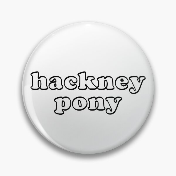 Item preview, Hackney Pony Bubble Letters designed and sold by theaadesigns.