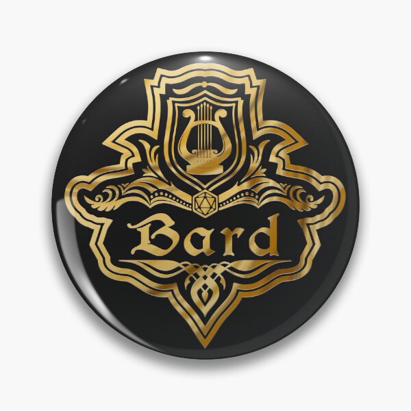 Item preview, Bard DnD Class Emblem for role players gift designed and sold by CardboardCotton.