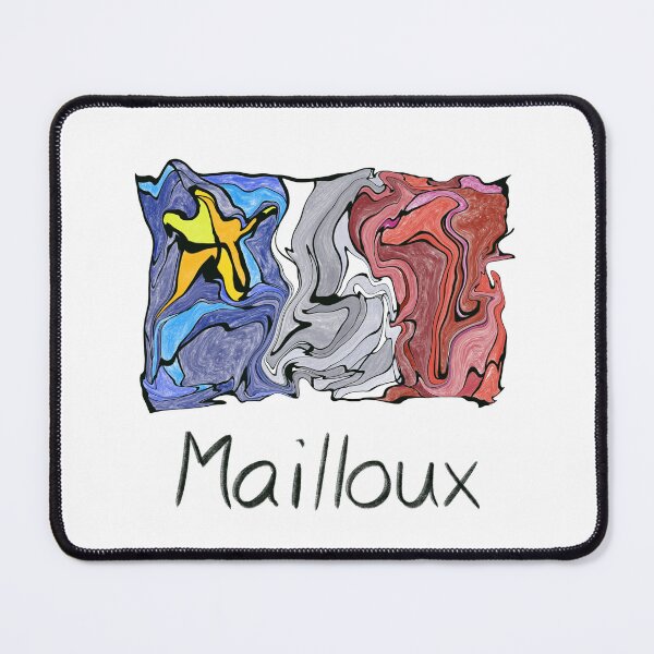 Item preview, Acadian Flag pastel liquid mosaic Mailloux - Drapeau acadien mosaïque liquide pastel vitrail Mailloux designed and sold by ColoursOfFrance.