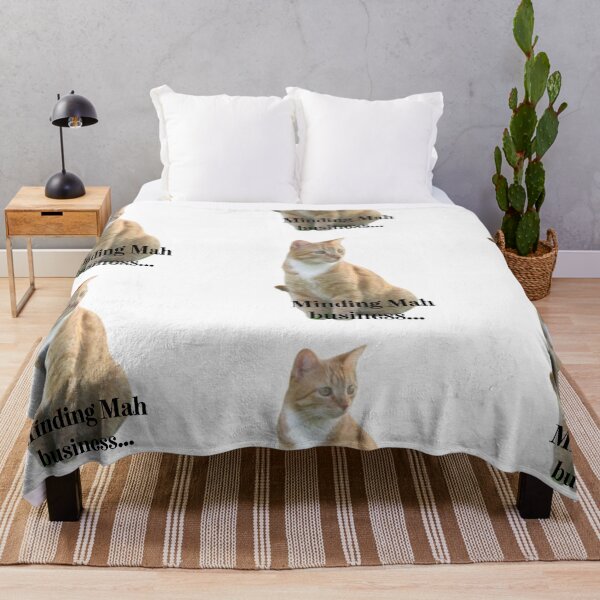 Item preview, Minding Mah Business Cat designed and sold by TShirtandTings.