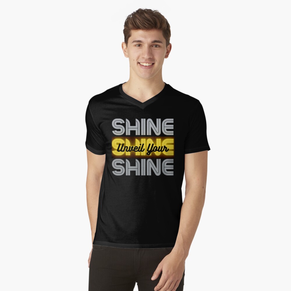 Item preview, V-Neck T-Shirt designed and sold by UYShine.
