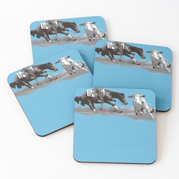 Item preview, CUTTING HORSE, COW HORSE, CUT LOOSE Sticker designed and sold by YannikWenck.