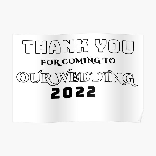 thank-you-for-coming-to-our-wedding-guests-thank-you-gift-poster-by