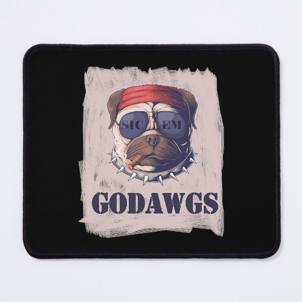 Item preview, Go Dawgs SIC-EM Georgia Football Fans Sports Lovers Bleached T-Shirt designed and sold by NachoAxel.