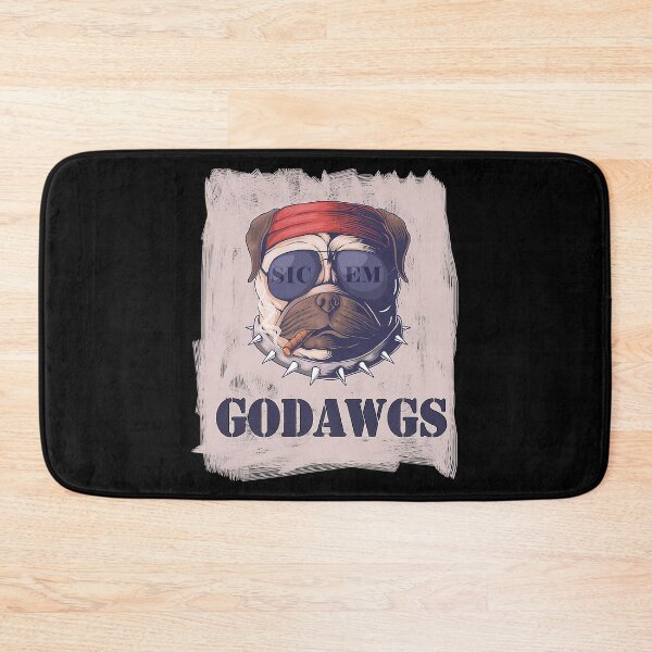 Item preview, Go Dawgs SIC-EM Georgia Football Fans Sports Lovers Bleached T-Shirt designed and sold by NachoAxel.