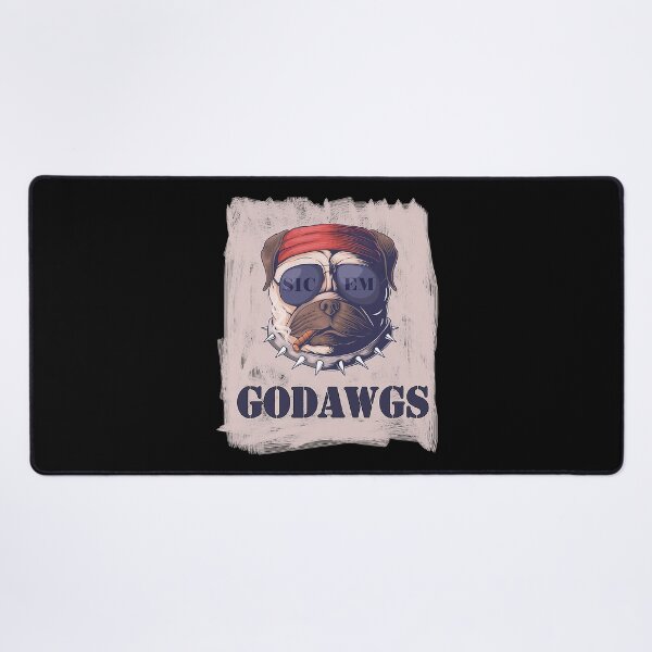 Item preview, Go Dawgs SIC-EM Georgia Football Fans Sports Lovers Bleached T-Shirt designed and sold by NachoAxel.
