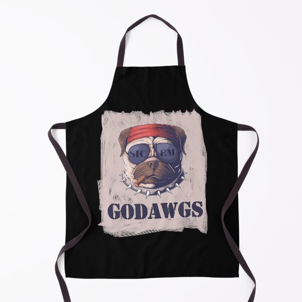 Item preview, Go Dawgs SIC-EM Georgia Football Fans Sports Lovers Bleached T-Shirt designed and sold by NachoAxel.