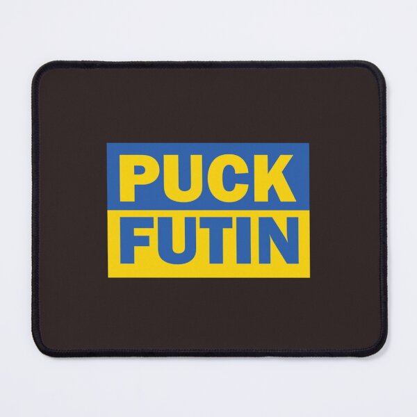 Item preview, PUCK FUTIN UKRAINE FLAG   designed and sold by Shirtmansshop.