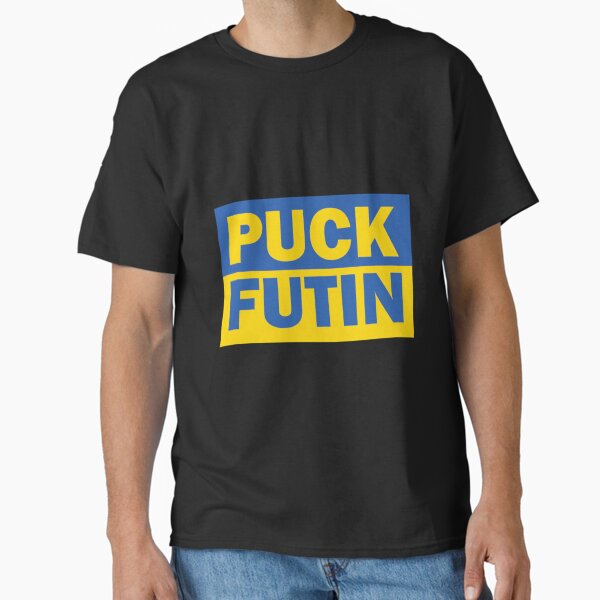 Item preview, PUCK FUTIN UKRAINE FLAG   designed and sold by Shirtmansshop.
