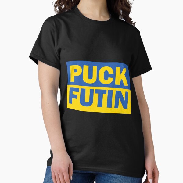 Item preview, PUCK FUTIN UKRAINE FLAG   designed and sold by Shirtmansshop.