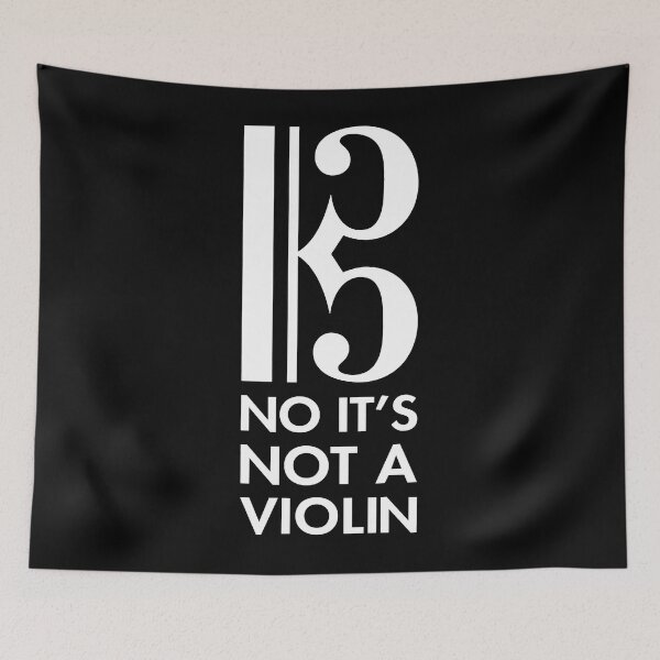 Item preview, Viola T-shirt - No It's Not A Violin - Alto Clef Gift designed and sold by NachoAxel.